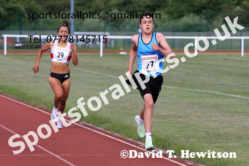 The 1500 metres, 2022 BMC Chester le Street. Photo: David T. Hewitson/Sports for All Pics